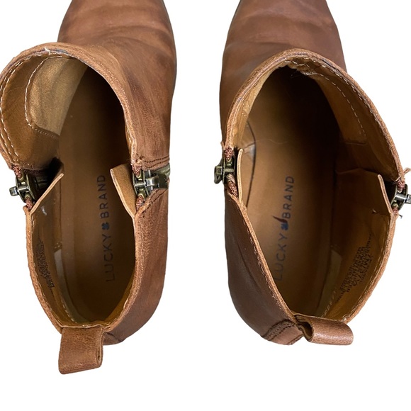 Lucky Brand Basal leather ankle Bootie Size 7M - Picture 6 of 8